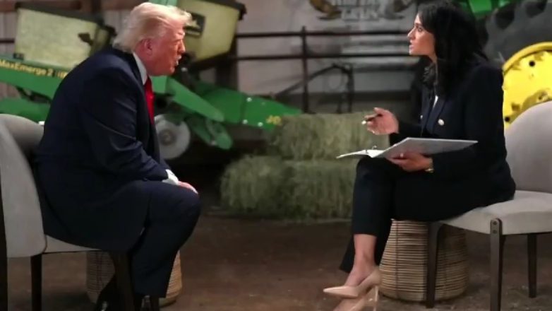 Trump seçim hilesi sorusundan sonra röportajı yarıda kesti: 'Ya yalancısın ya aptalsın'