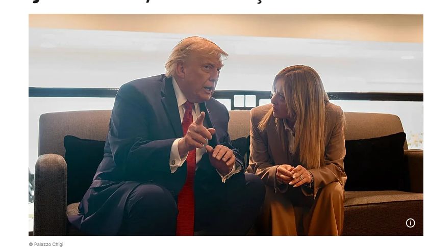 Meloni'den Trump'a: 'Dostun olmak popülariteme iyi gelmedi'