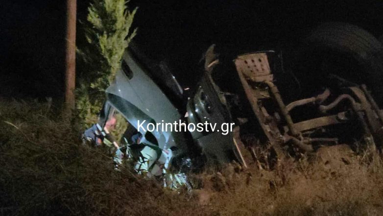 Ανατροπή νταλίκας – Νεκρός ο οδηγός