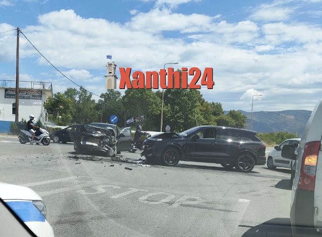 İskeçe şehir girişinde trafik kazası oldu