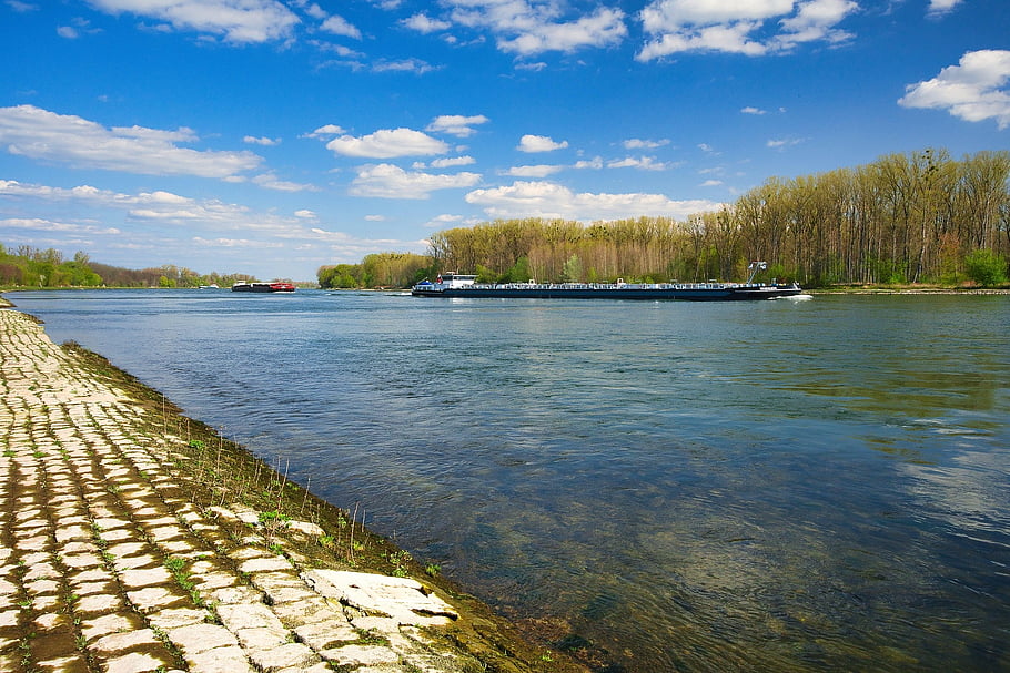 Ren Nehri kuruyor: Almanya'da gemi trafiği felç oldu